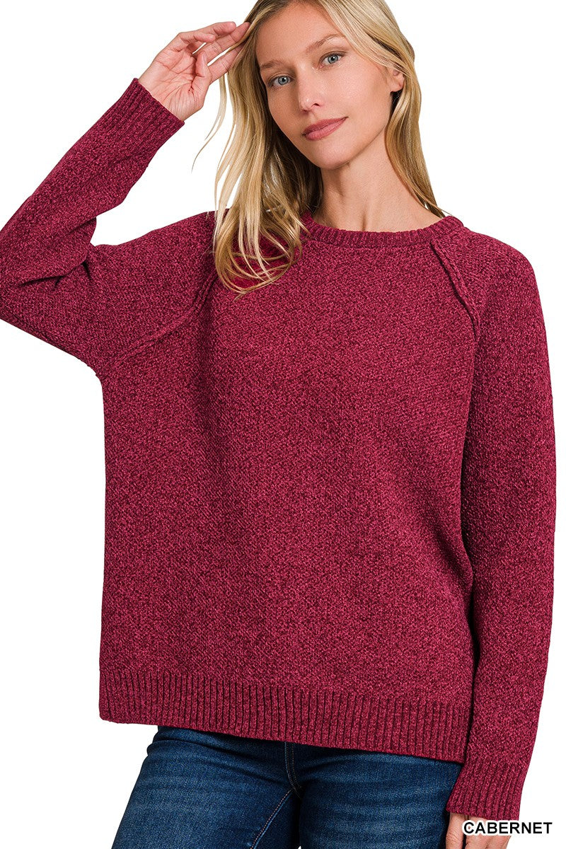 Cabernet Chenille Sweater