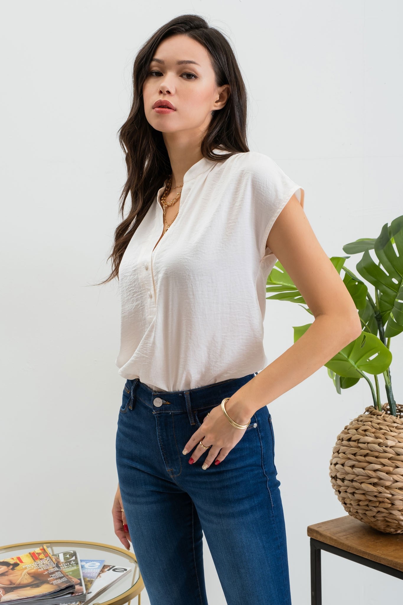 Light Ivory Blouse