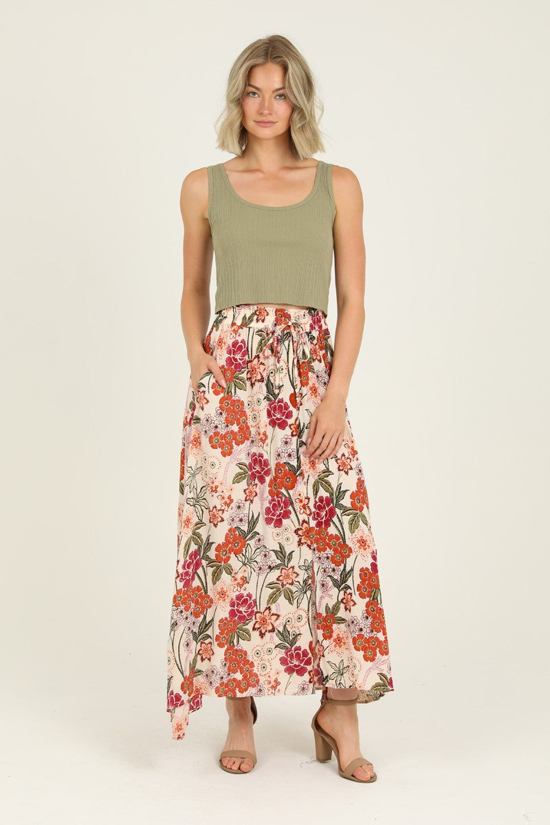 Birch Floral Maxi Skirt