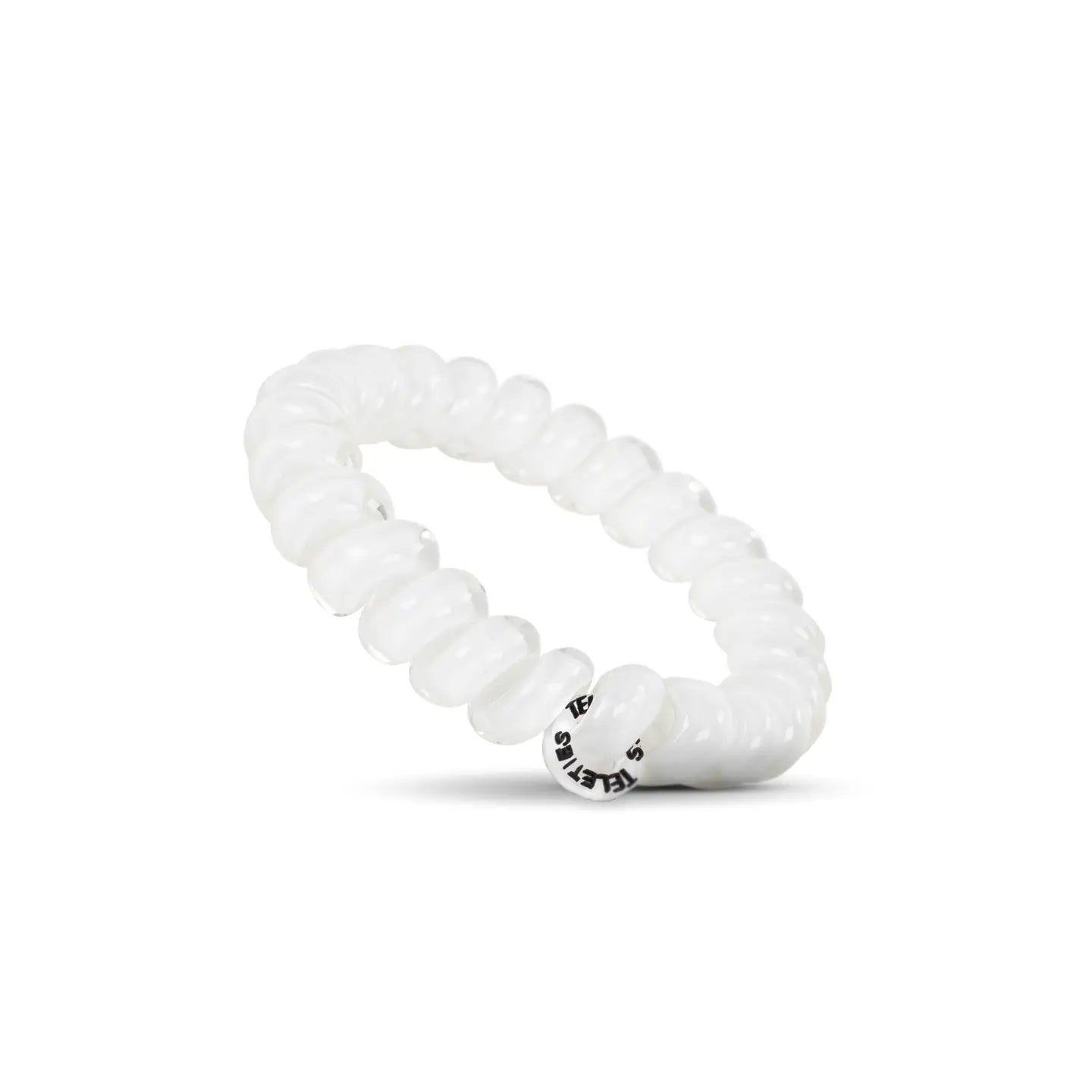 Teleties- Large Spiral Hair Coils- Coconut White
