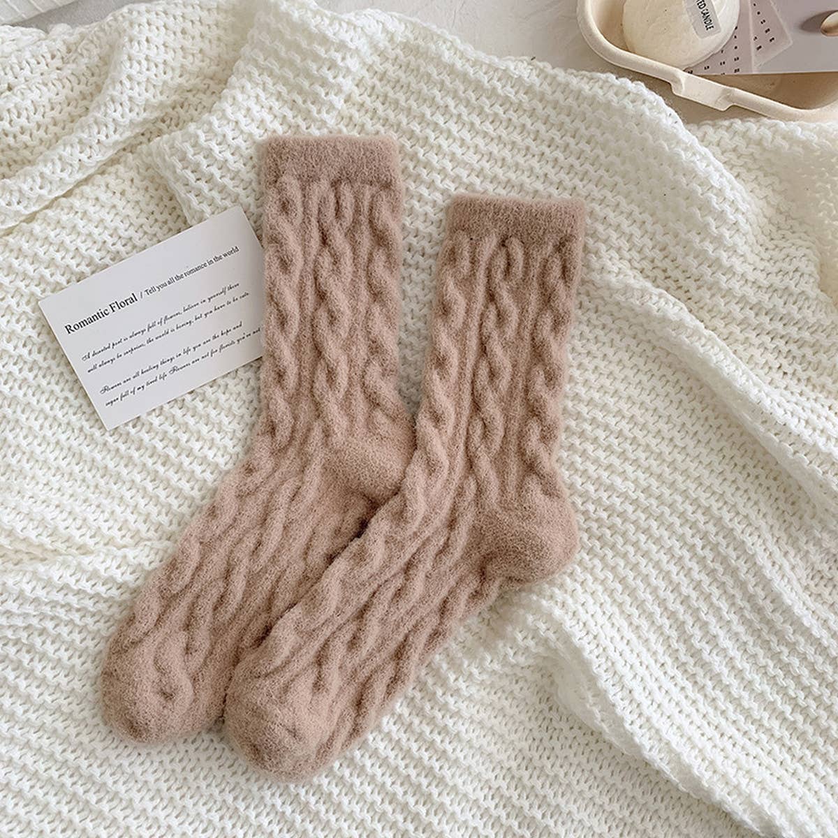 Cozy Thick Plush Hemp-Knit Socks for Fall & Winter_CWMS0881