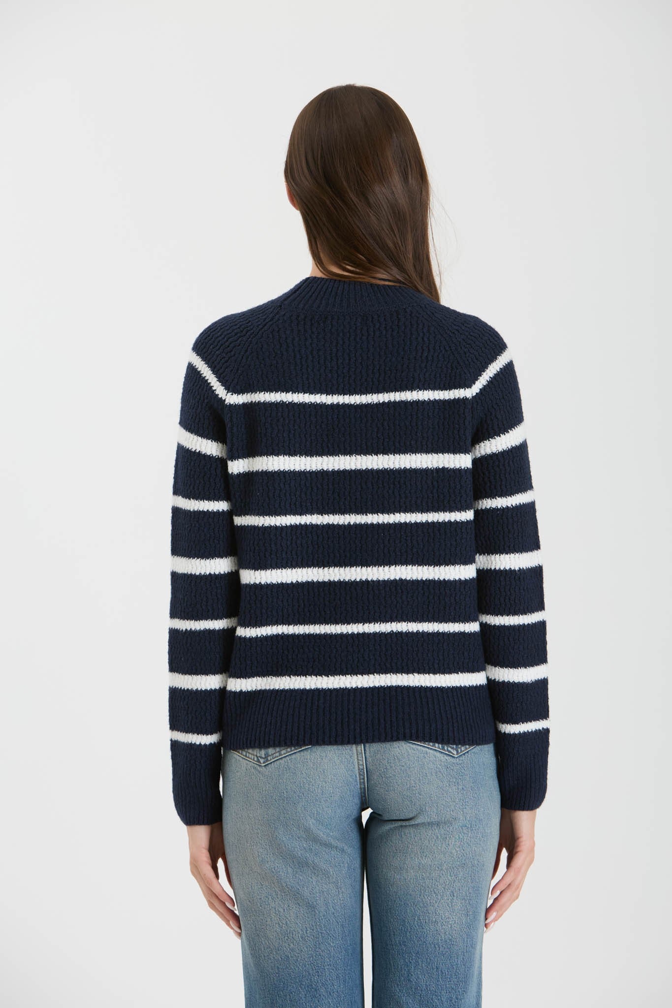 Navy/White Stripe Sweater