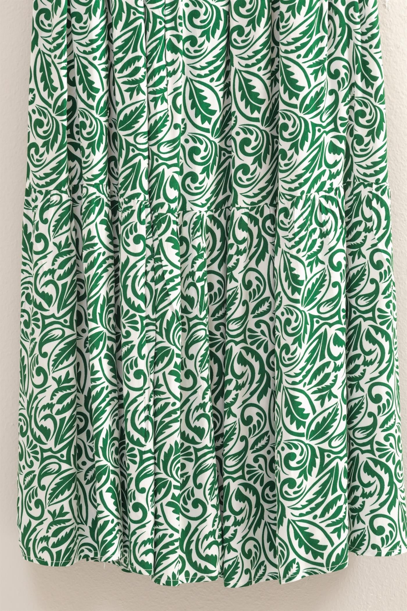 Green/White Printed 2-Piece Set