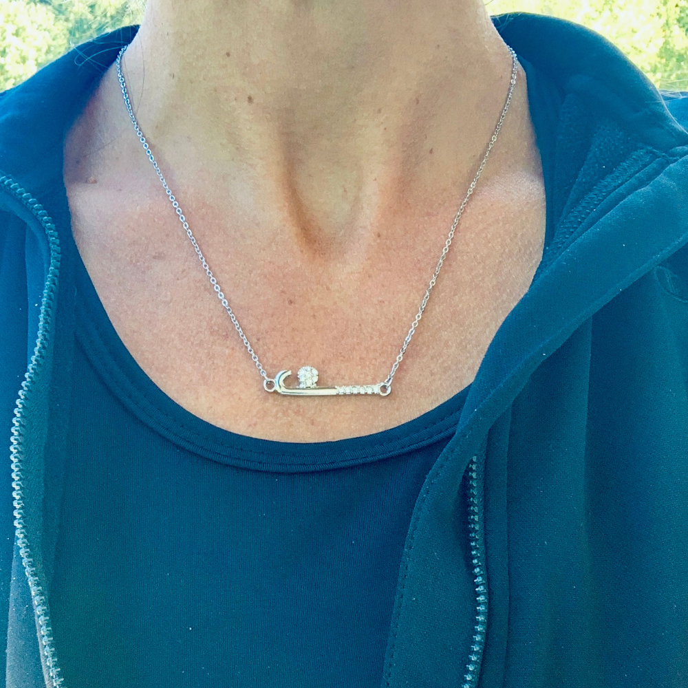Field Hockey Stick Necklace