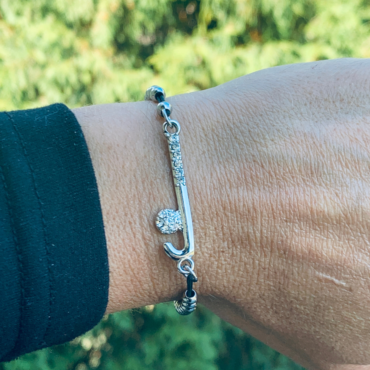 Field Hockey Stick Beaded Bracelet