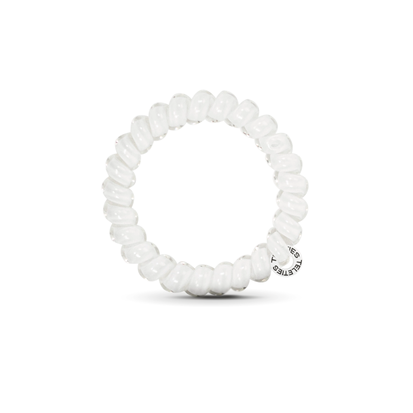 Teleties- Large Spiral Hair Coils- Coconut White