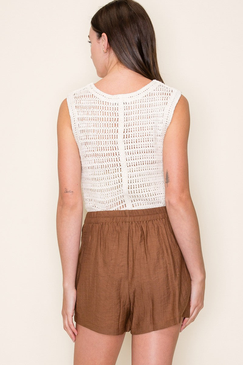 Mocha Brown Skort