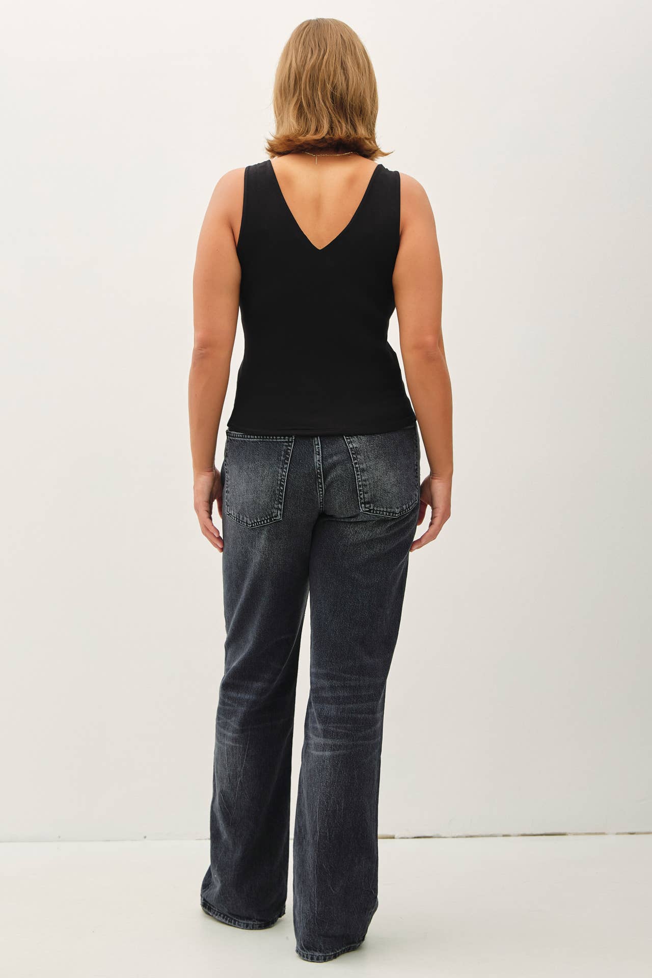 Basic V-Neck Tank- Multiple Colors