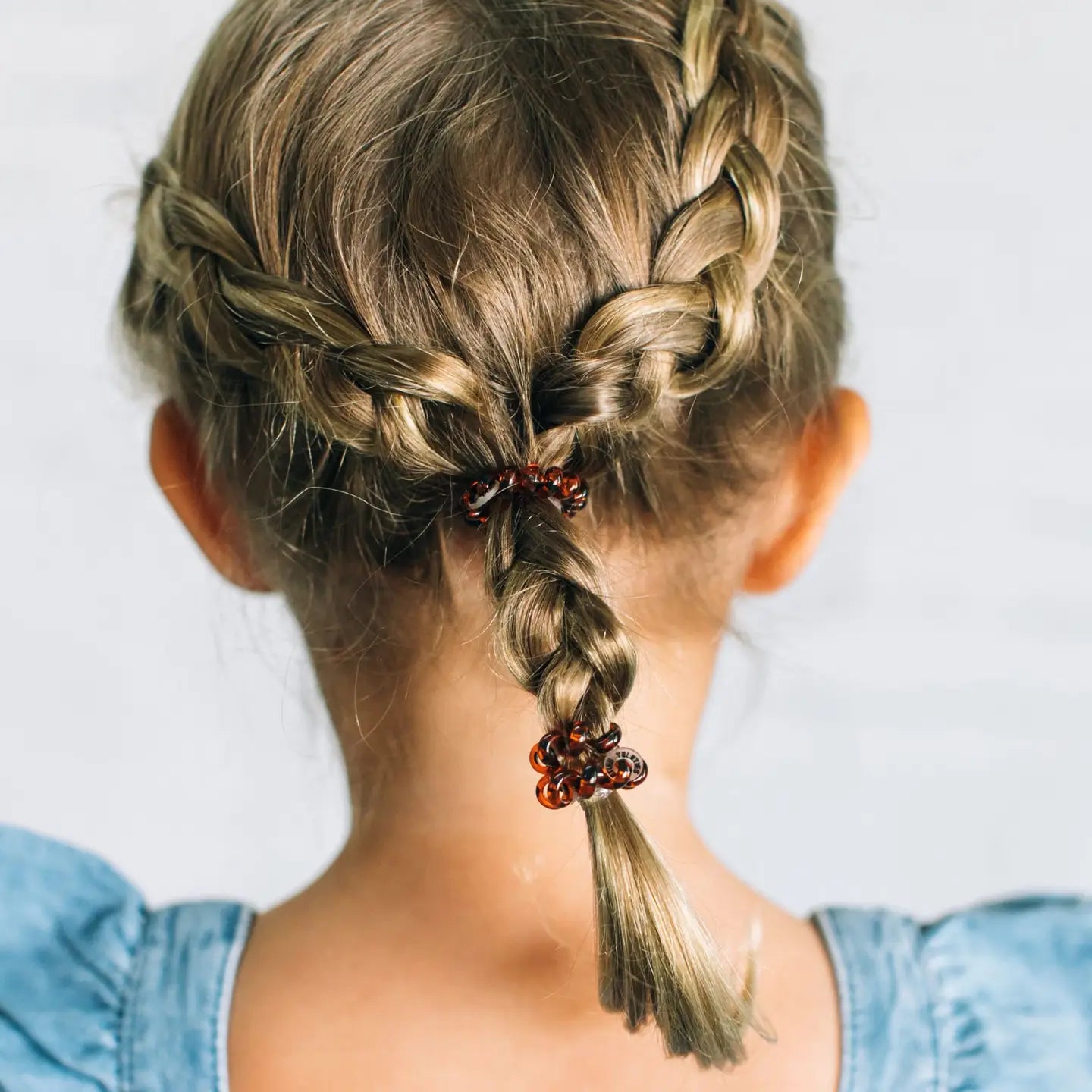 Teleties- Tiny Spiral Hair Coils- Tortoise