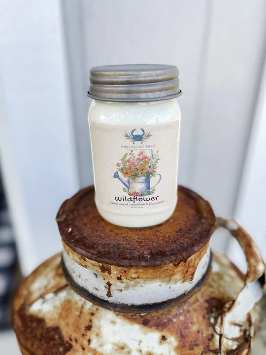 MD Farm Girl 16 oz Candle- Wildflower
