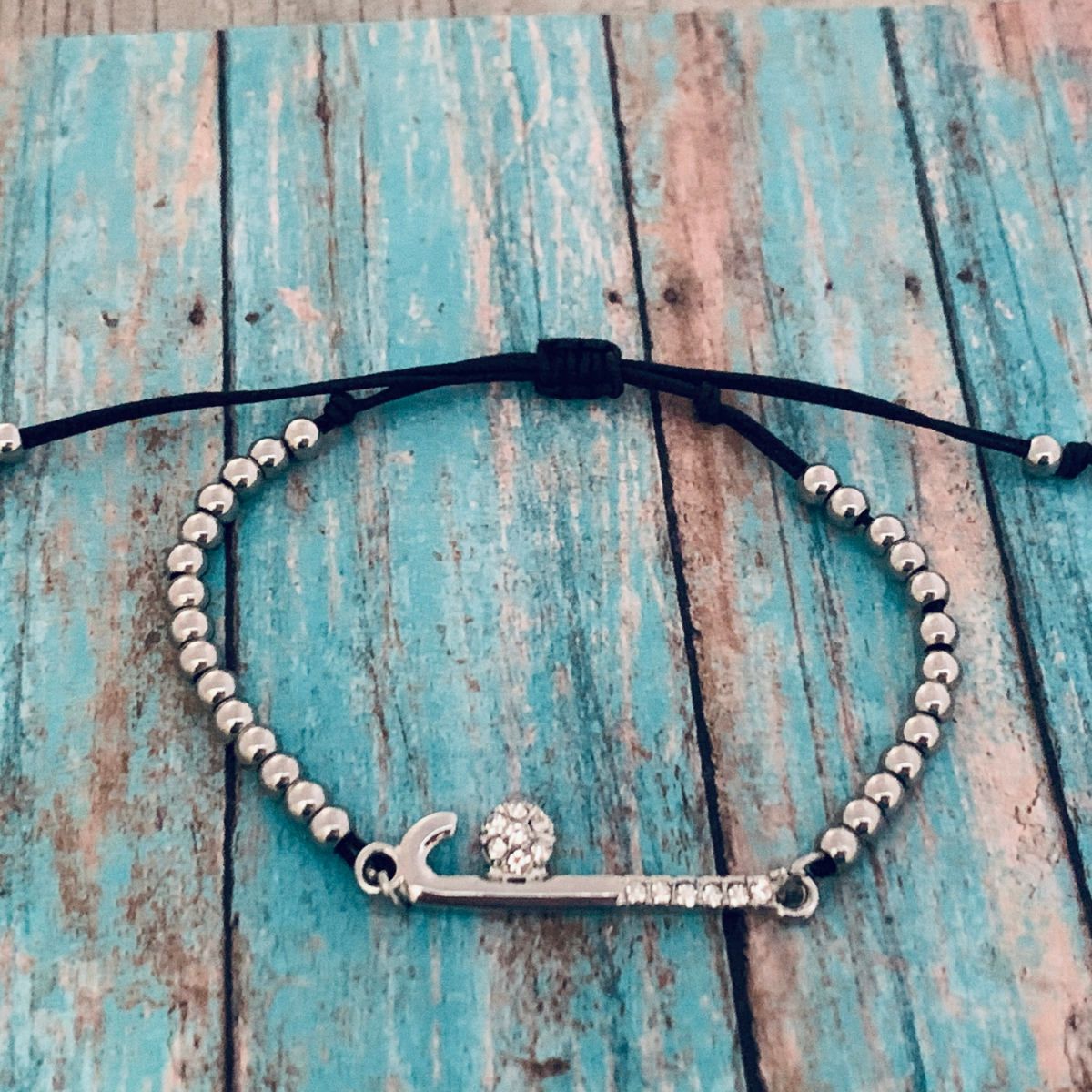 Field Hockey Stick Beaded Bracelet