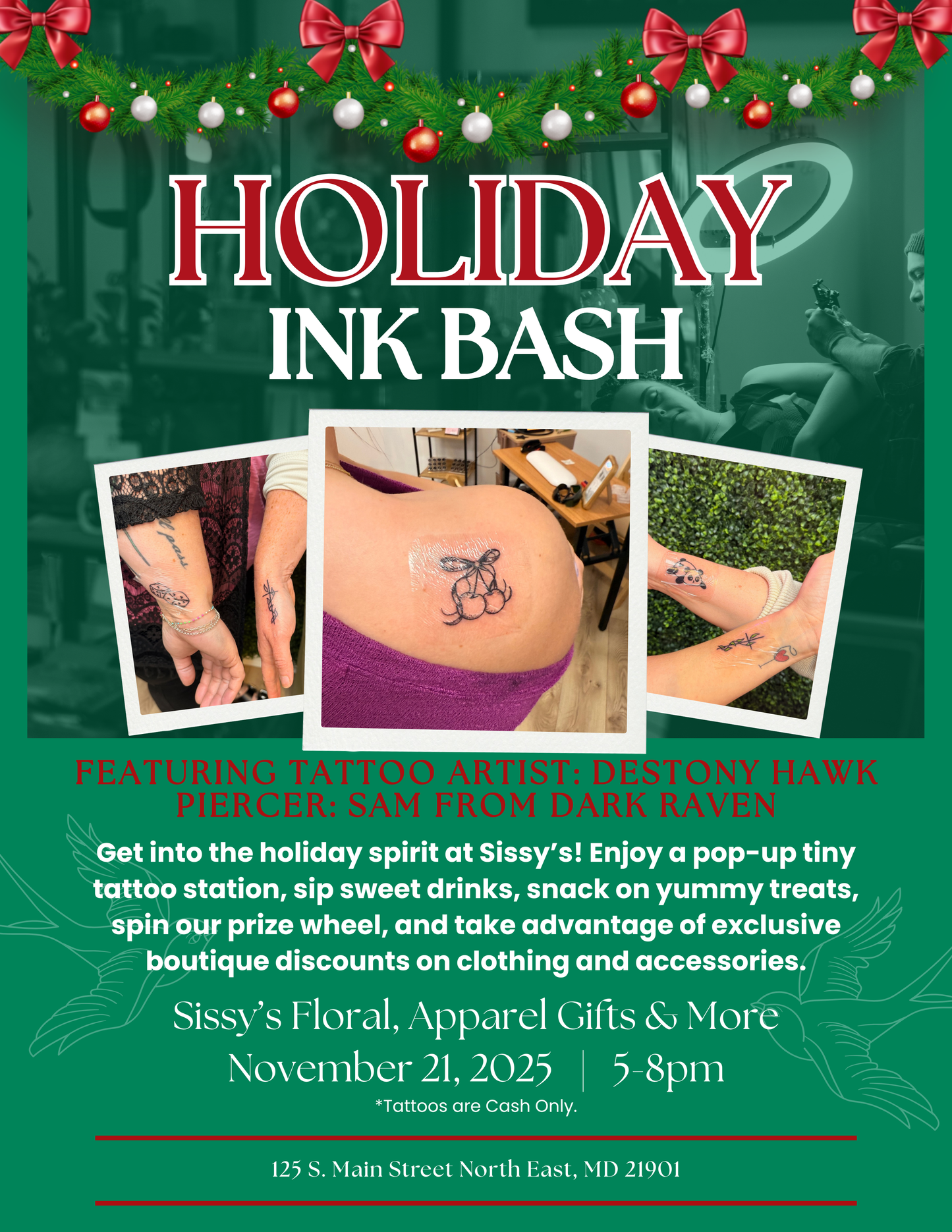 Holiday Ink Bash Ticket