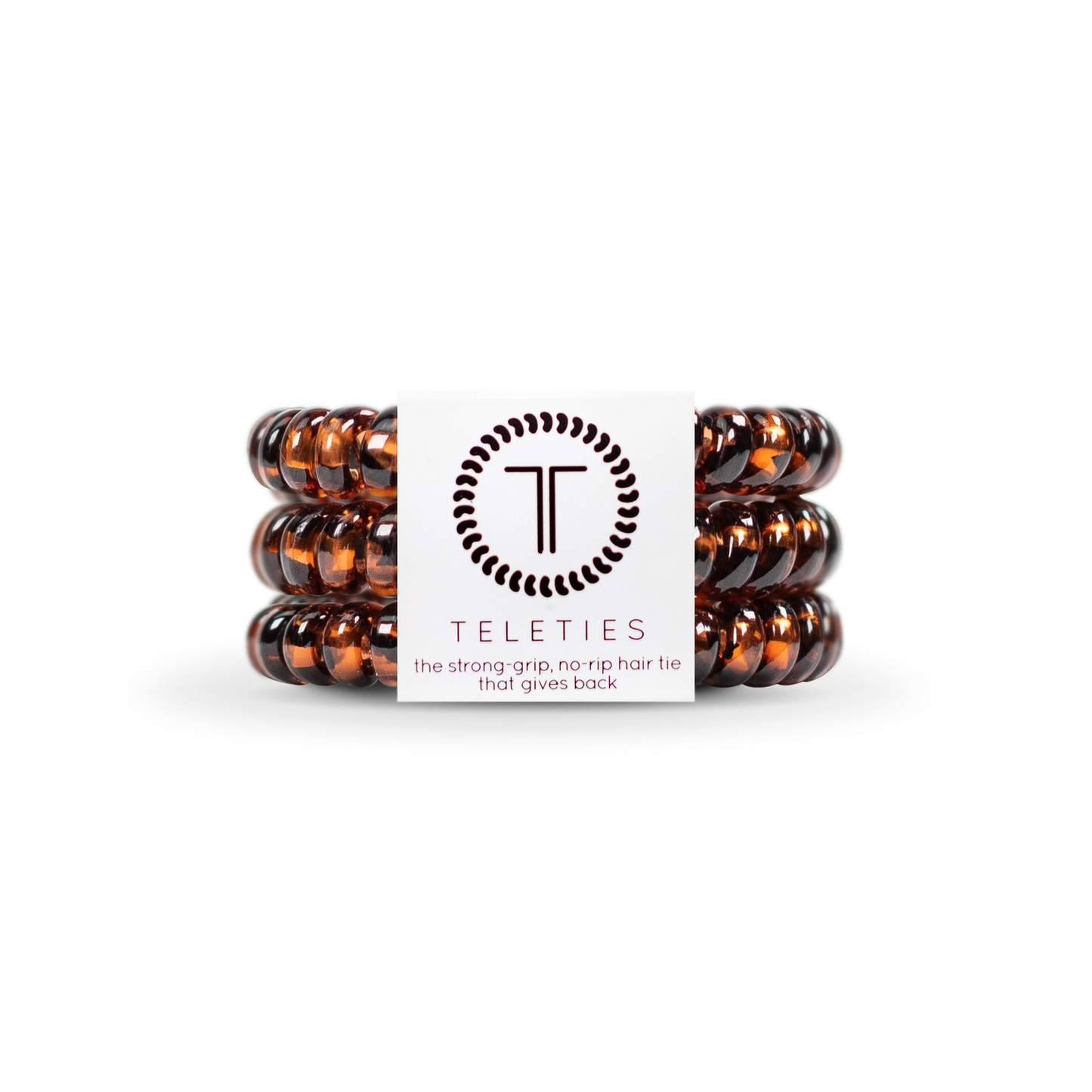 Teleties- Small Spiral Hair Coils- Tortoise