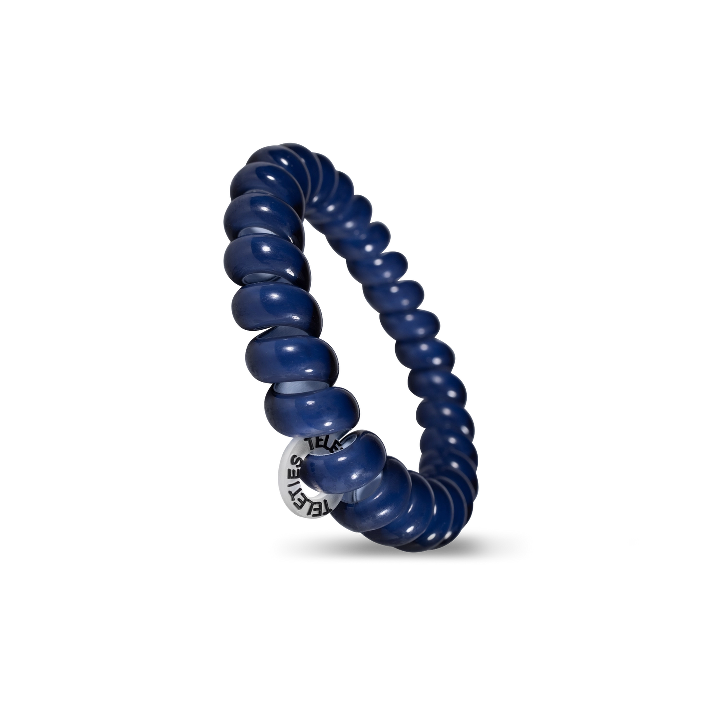 Teleties- Large Spiral Hair Coils- Nantucket Navy