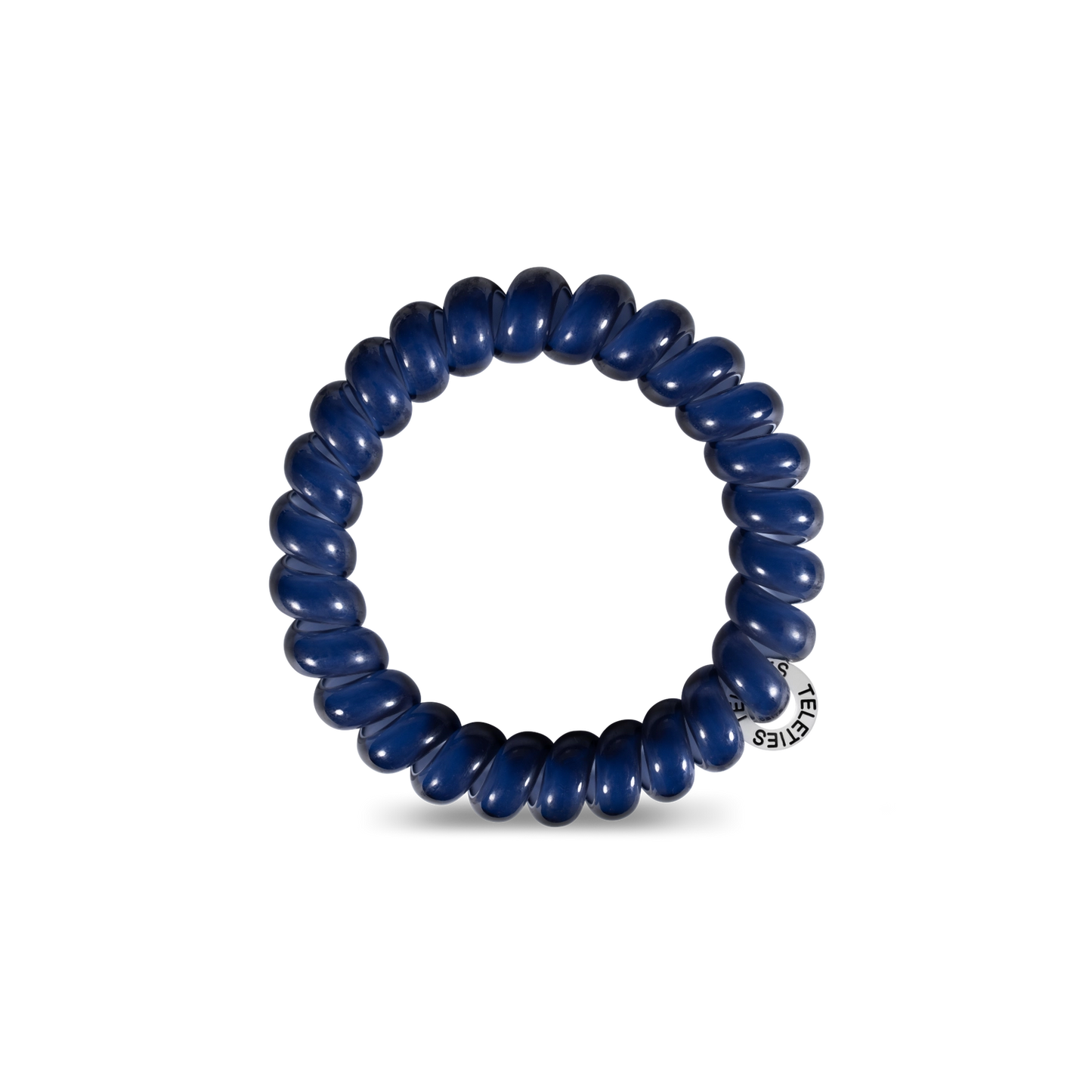 Teleties- Large Spiral Hair Coils- Nantucket Navy