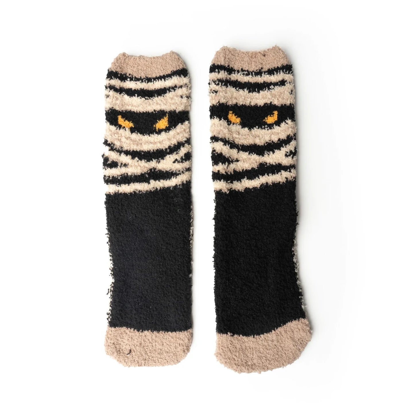 Toasty Terrors Fuzzy Halloween Socks- Multiple Designs
