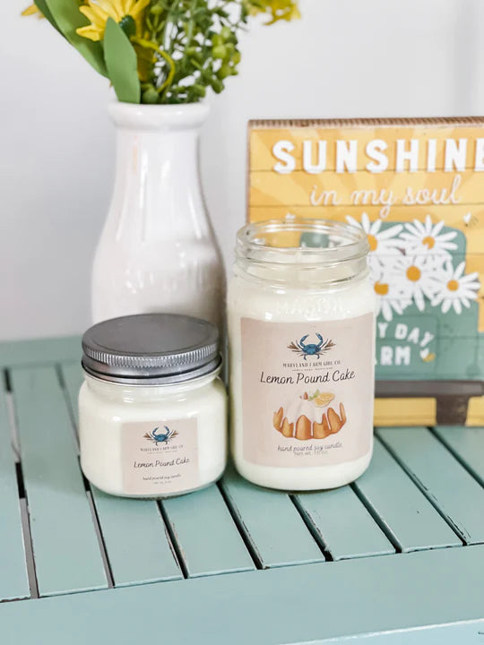 MD Farm Girl 16 oz Candle- Lemon Pound Cake
