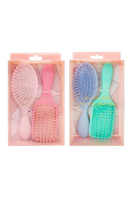 Double Hair Brush Set
