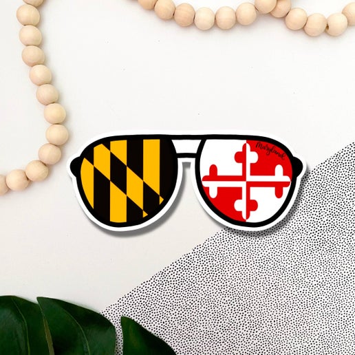 MD Sunglass Sticker