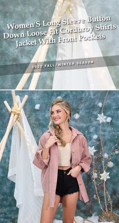 LOOSE FIT CORDUROY SHIRTS JACKET