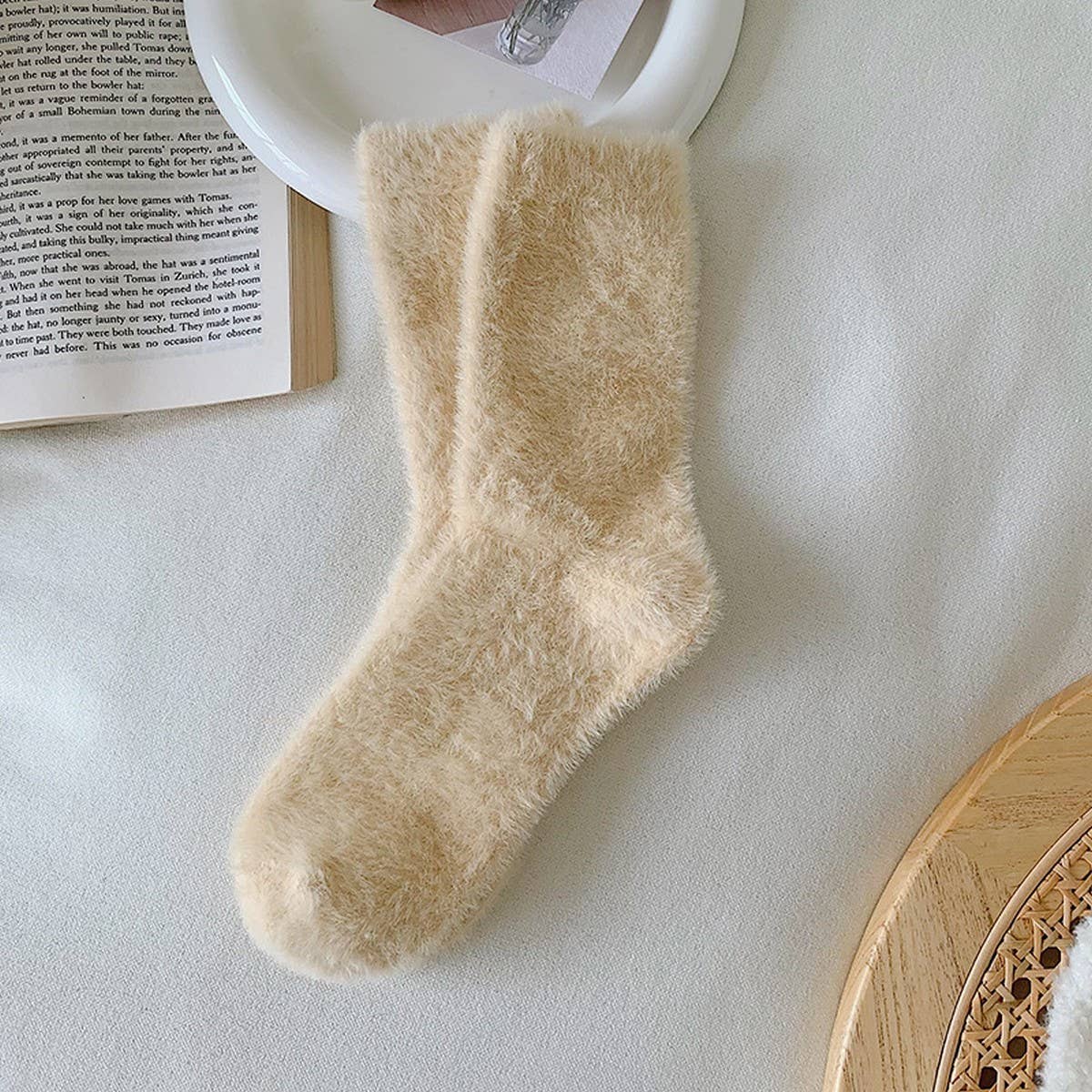 Cozy Mink Fleece Warm Socks Women Winter Thick_CWMS03019