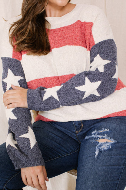 Stars and Stripes Knitted Sweater