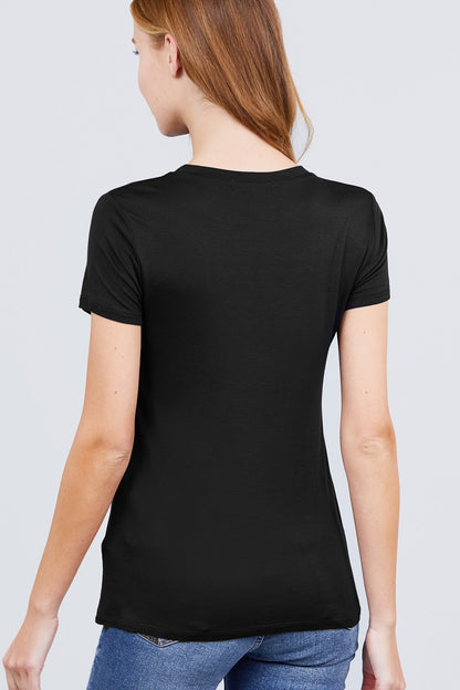 Black Short Sleeve Shirt