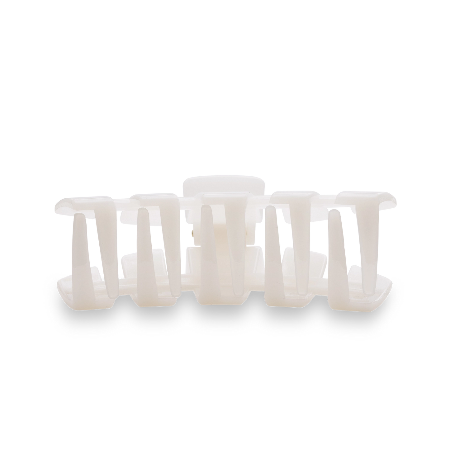 Teleties- Large Hair Clip-Coconut White