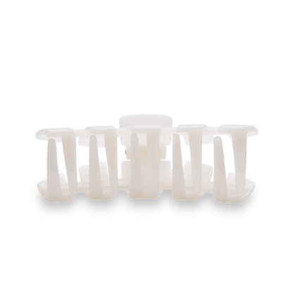 Teleties- Large Hair Clip-Coconut White