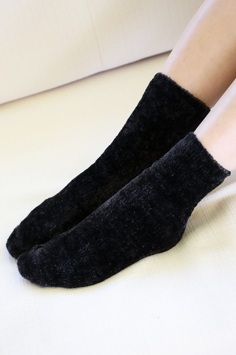 Luxury Chenille Socks- Multiple Colors