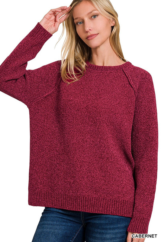 Cabernet Chenille Sweater