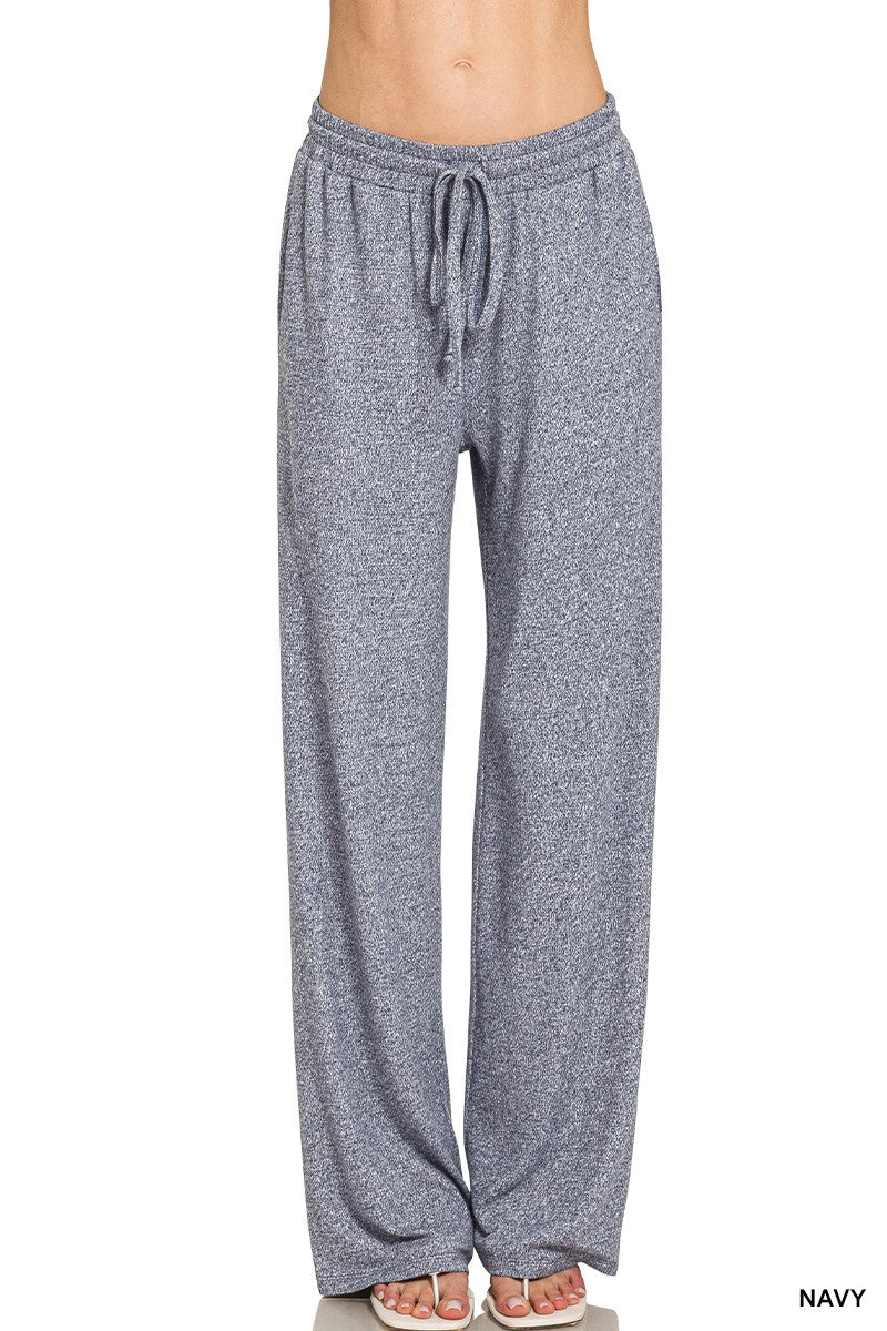 Navy Melange Hacci Lounge Pants