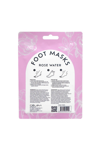 Rose Water Foot Masks