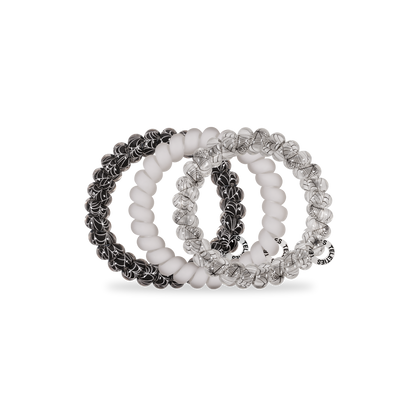 Spiral Hair Coils | Large | Webbed Hair Ties