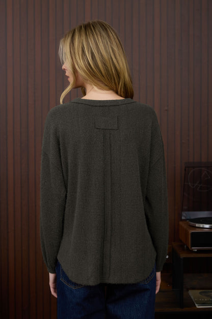 Charcoal Super Soft Long Sleeve Top