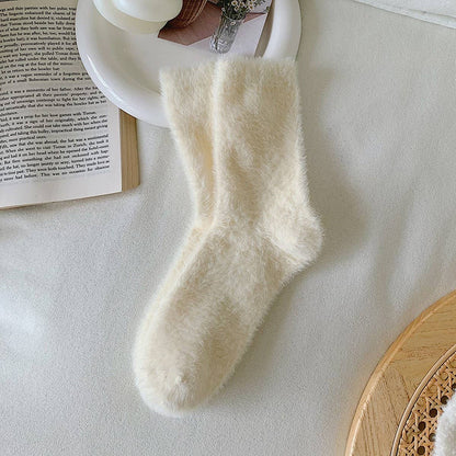 Cozy Mink Fleece Warm Socks Women Winter Thick_CWMS03019