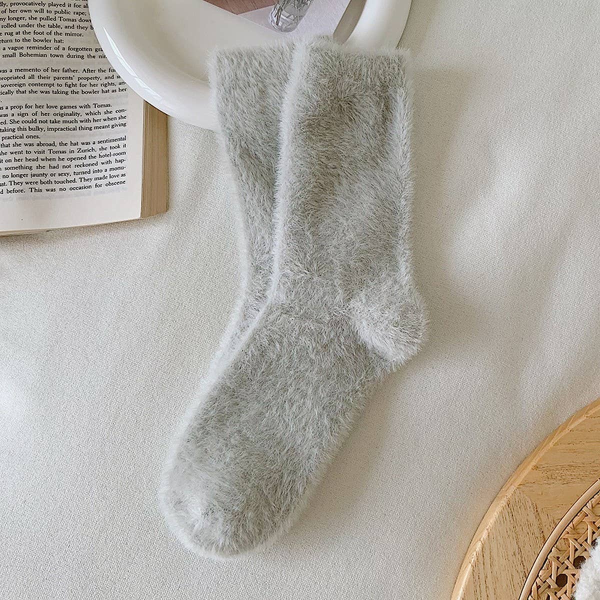 Cozy Mink Fleece Warm Socks Women Winter Thick_CWMS03019
