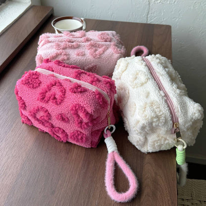 Plush Large Makeup Bag Cute Travel Storage Pouch_CUAB00641