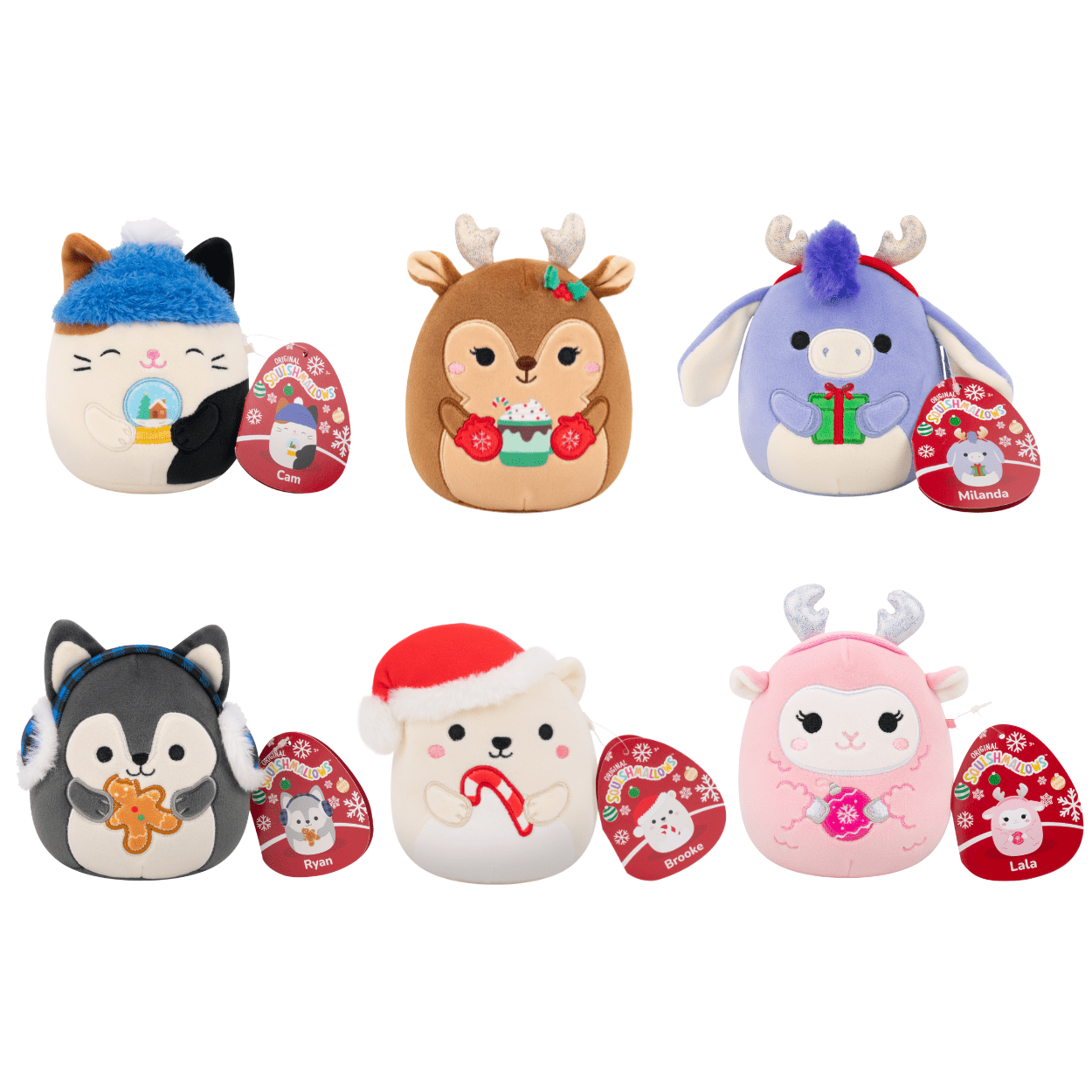 Squishmallows 5" Holiday Plush Asst in 12pc Display