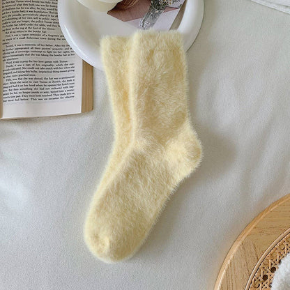 Cozy Mink Fleece Warm Socks Women Winter Thick_CWMS03019