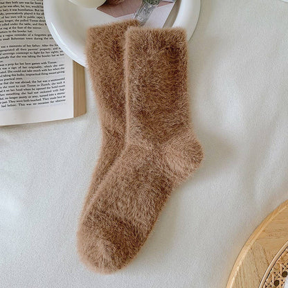Cozy Mink Fleece Warm Socks Women Winter Thick_CWMS03019