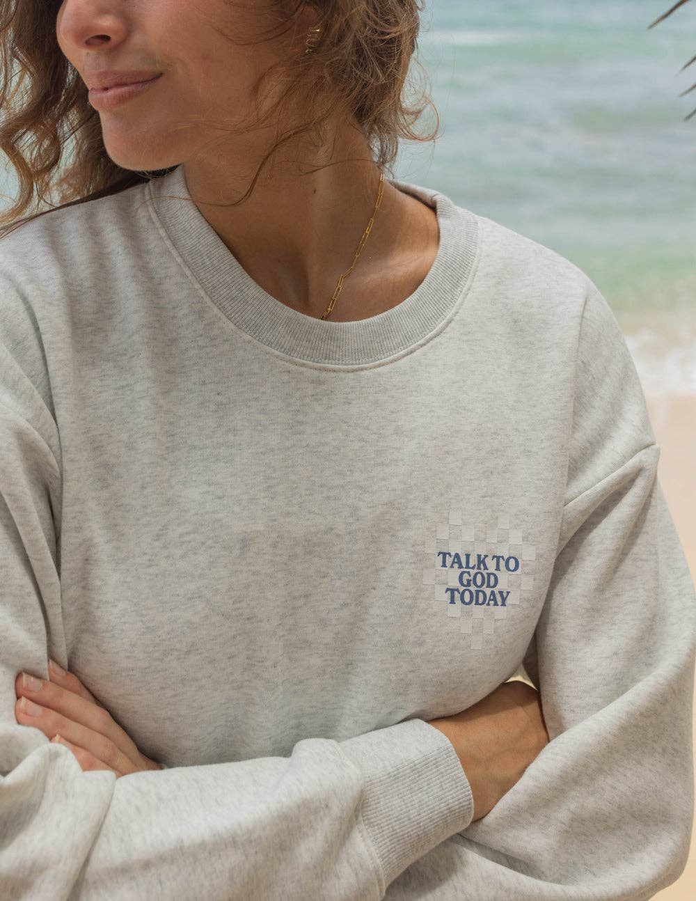 Talk to God Unisex Crewneck