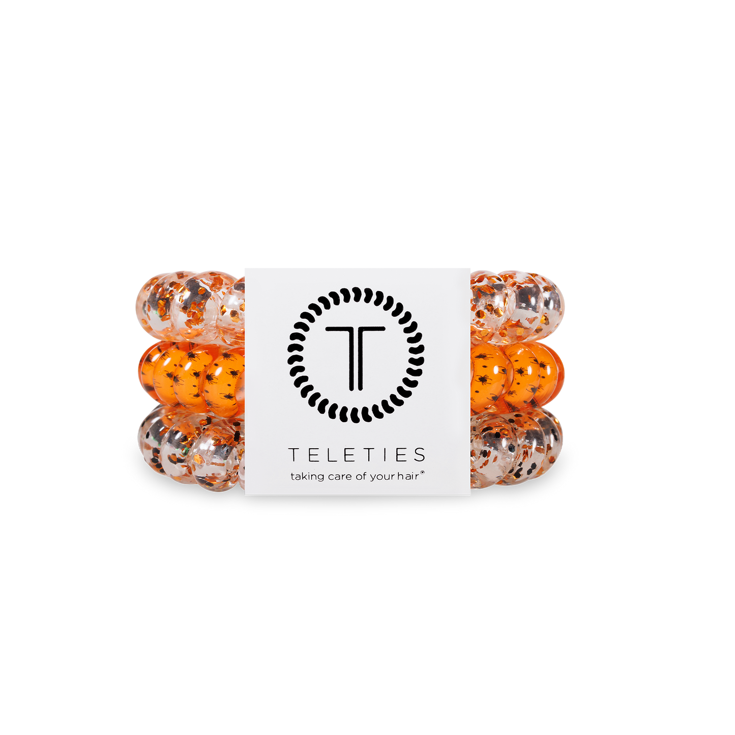 Spiral Hair Coils | Large | Spooky Sparkles Hair Ties