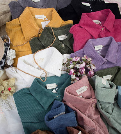 LOOSE FIT CORDUROY SHIRTS JACKET