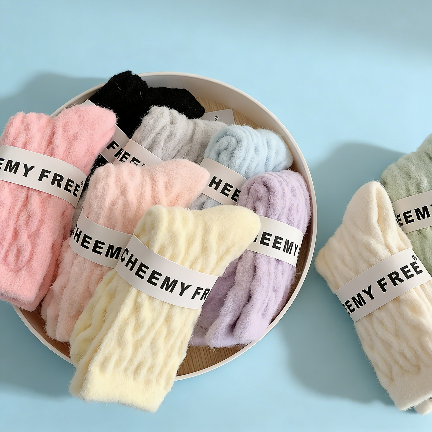 Cozy Thick Plush Hemp-Knit Socks for Fall & Winter_CWMS0881