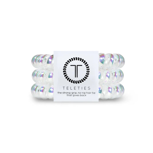 Teleties- Large Spiral Hair Coils- Peppermint