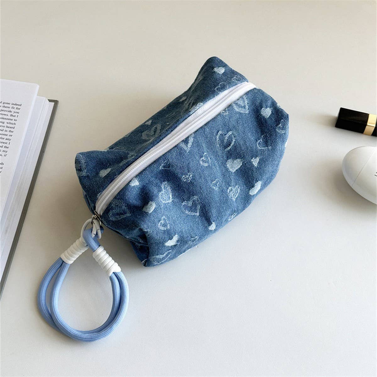 Plush Large Makeup Bag Cute Travel Storage Pouch_CUAB00641