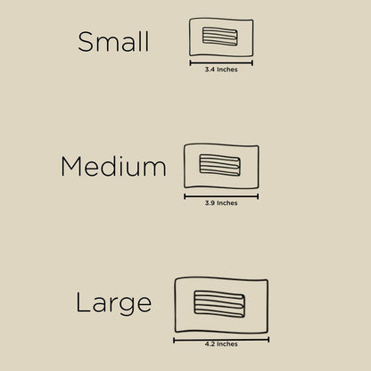 Flat Rectangle Hair Clip | Large | Fir Real