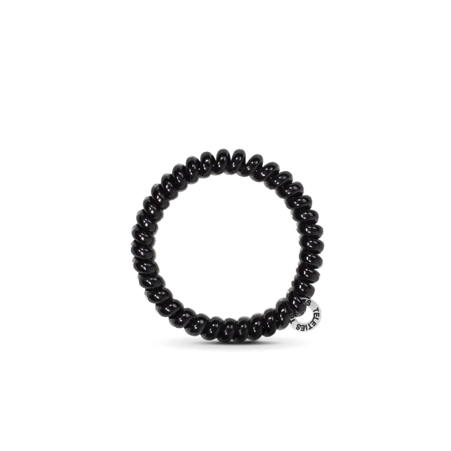 Teleties- Small Spiral Hair Coils- Jet Black