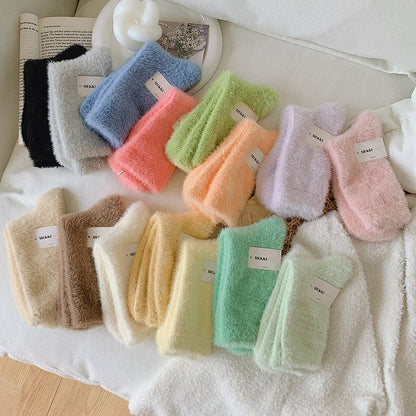 Cozy Mink Fleece Warm Socks Women Winter Thick_CWMS03019